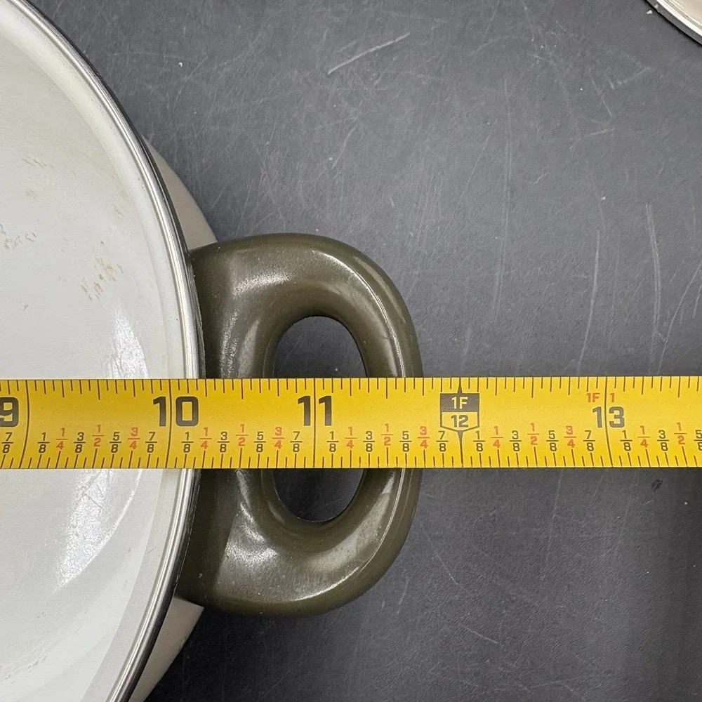 Southern Collection 7qt Stew Pot With Cover Porcelain On Steel Gourmet Pot